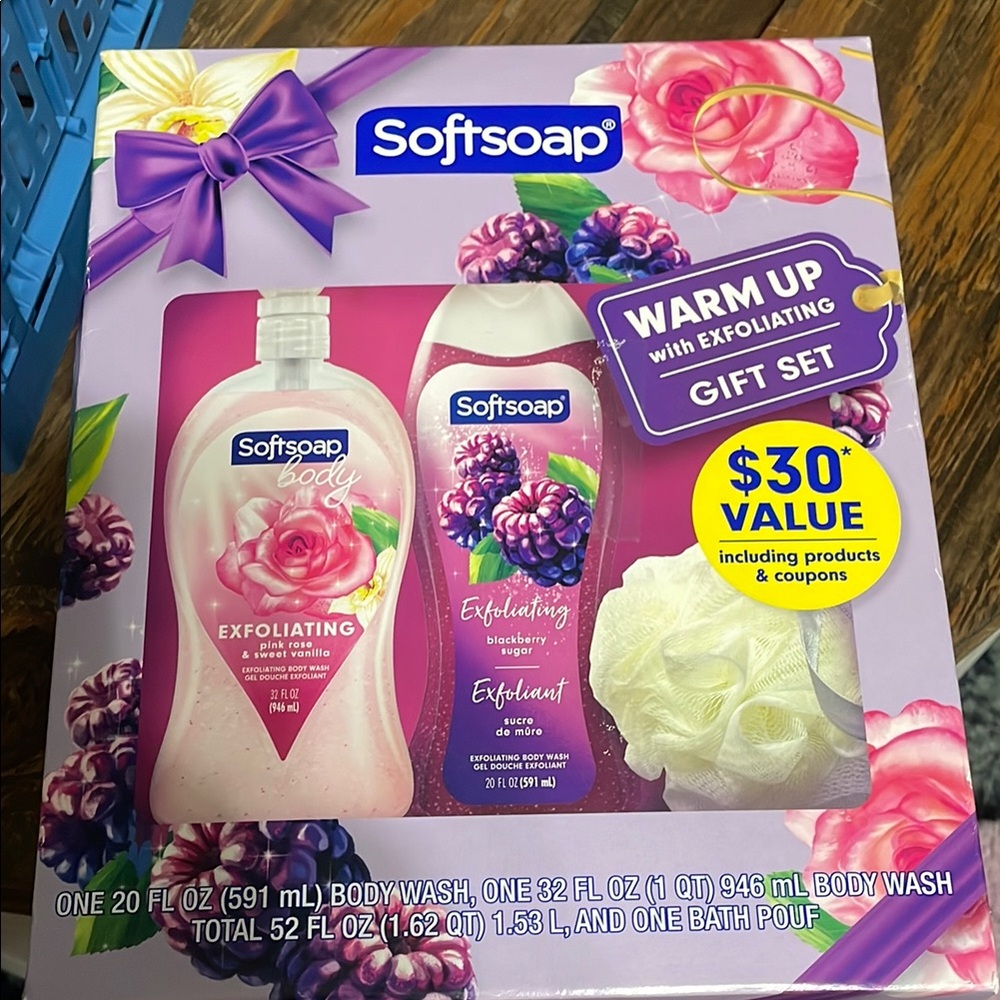Softsoap Exfoliating Gift Set
